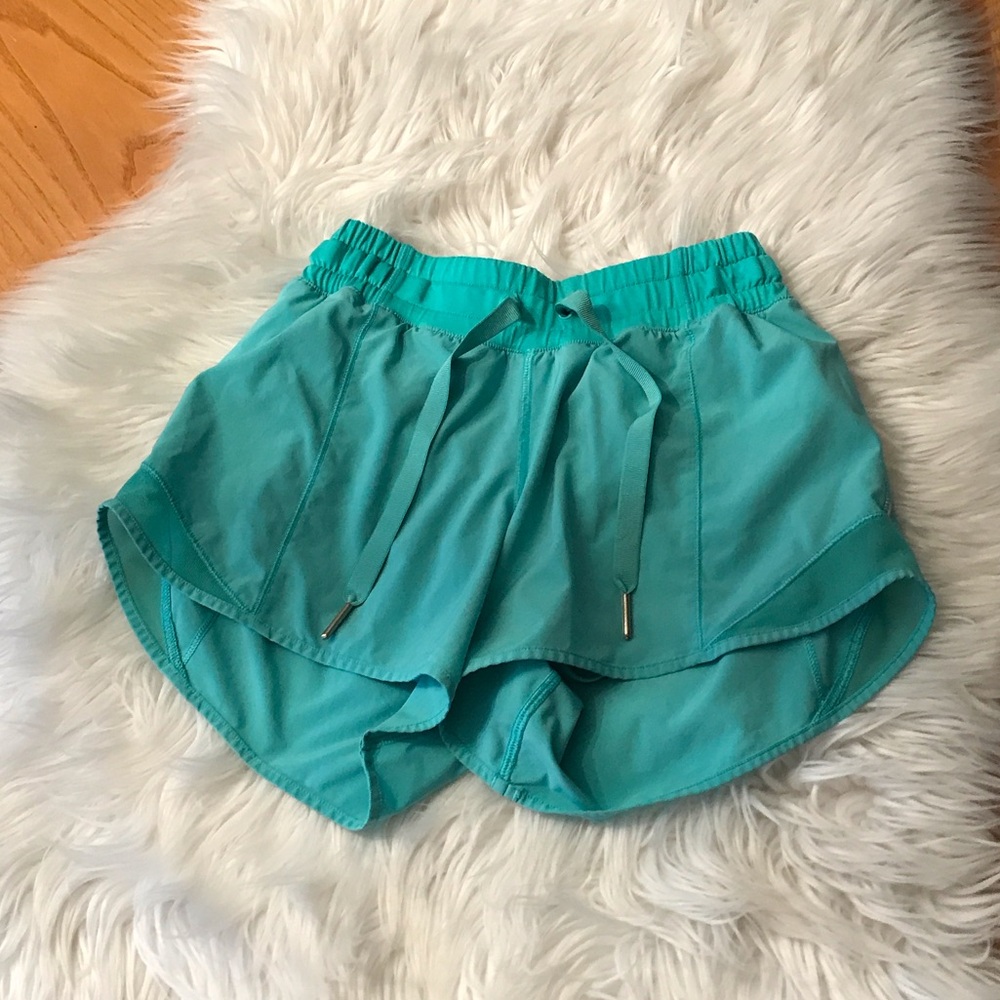 lululemon athletica Turquoise Athletic Shorts